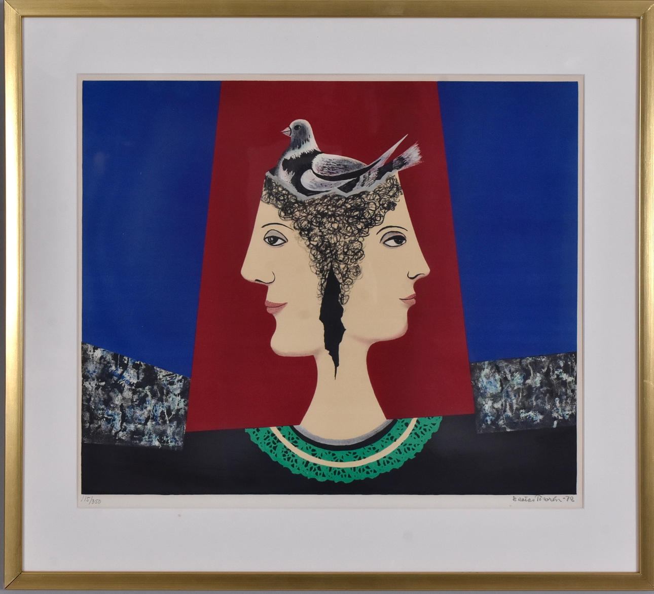 ESAIAS THORÉN. Color lithography.