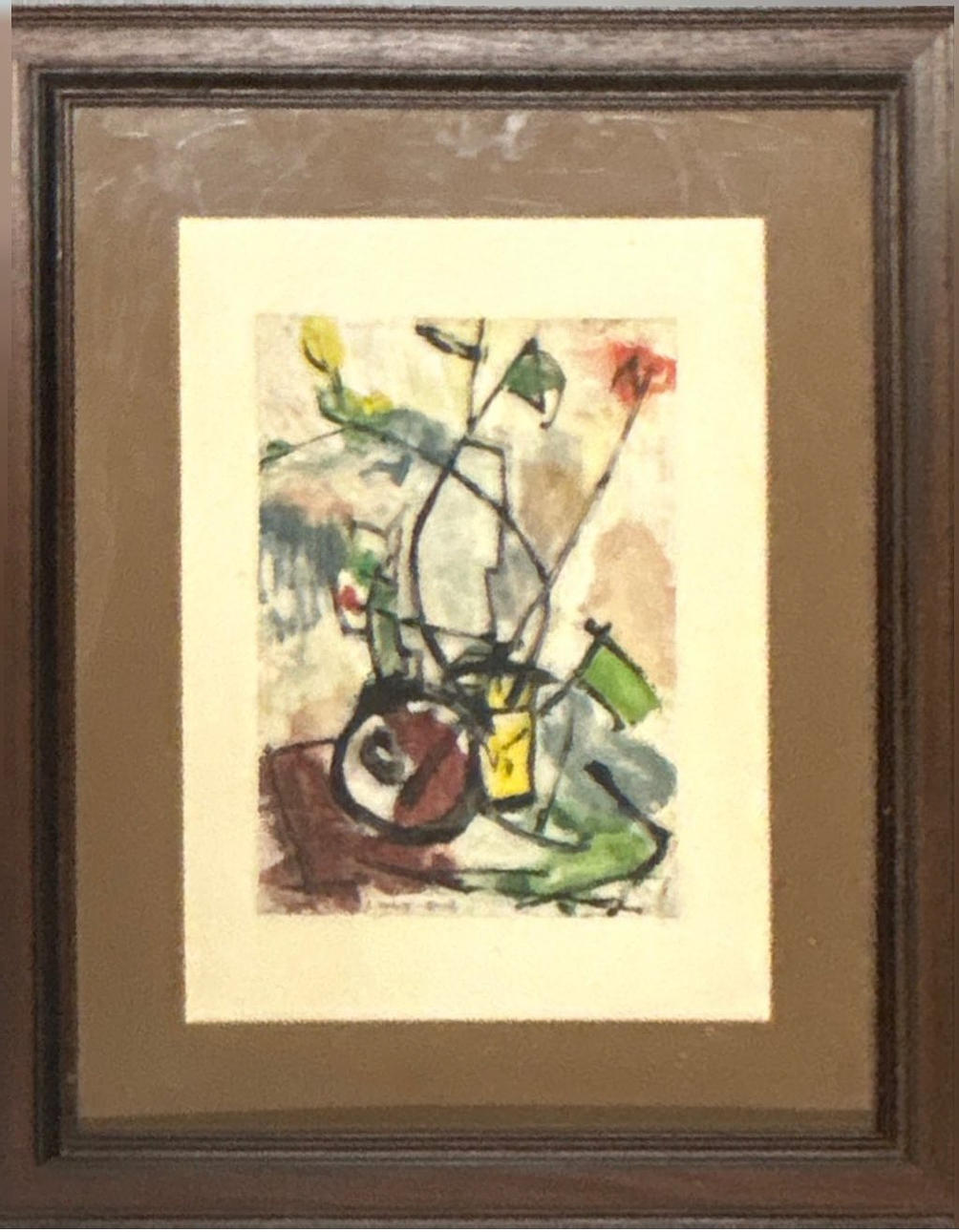 A WATERCOLOUR BY LOTTE WOLF KOCH.