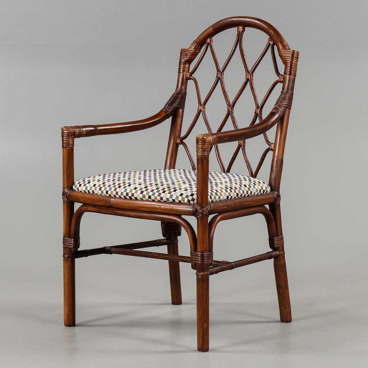 KARMSTOL Bambu och rotting, 1900-talets andra hälft.