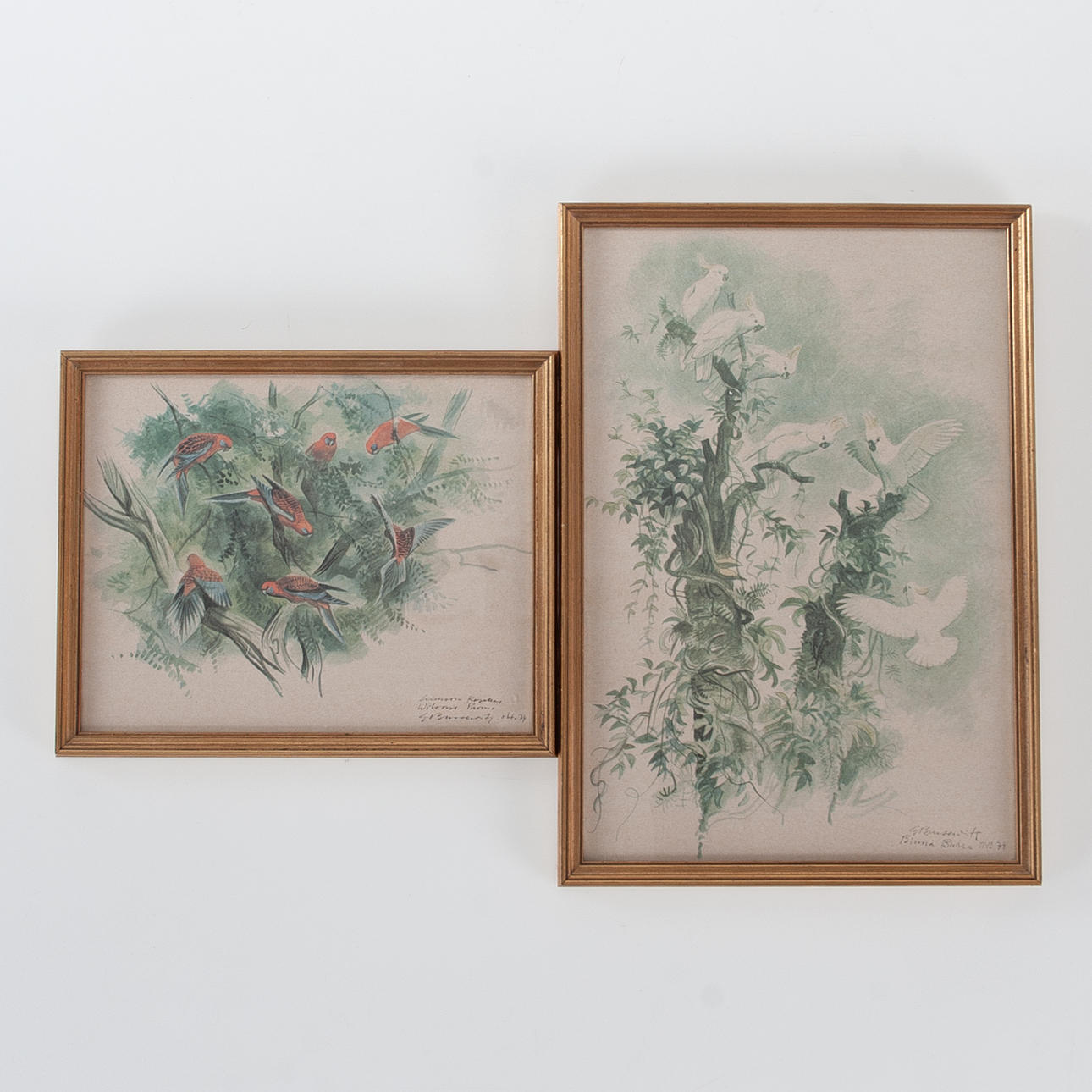 GUNNAR BRUSEWITZ. 2 pcs color printing.