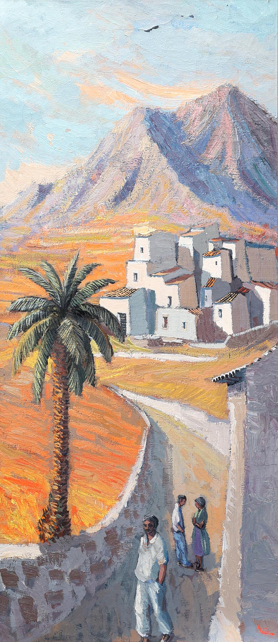 HENRY ELDIN. Oil on canvas, signed.