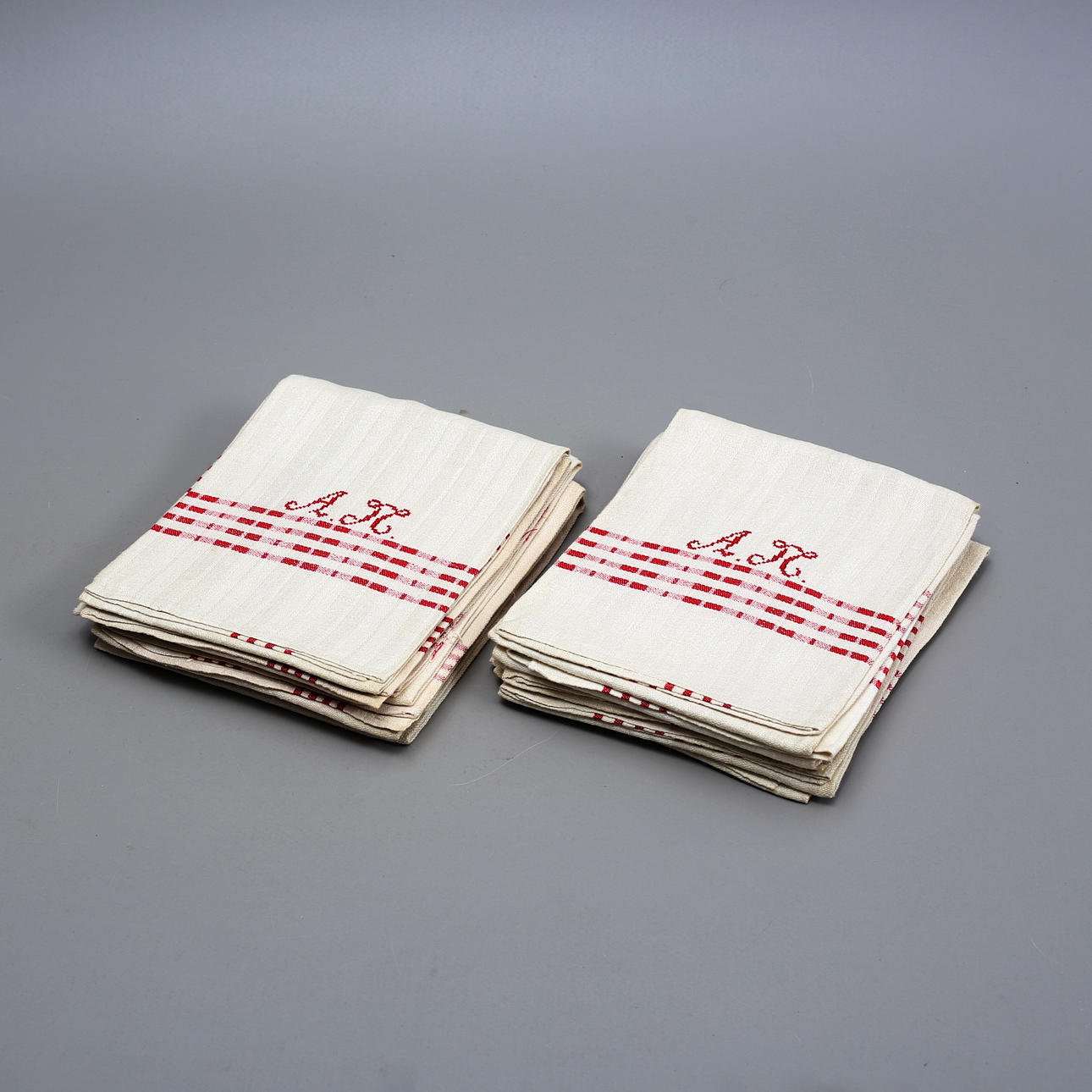 LINEN TOWELS, 12 pcs.