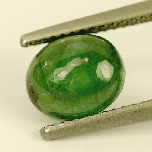 SMARAGD, 2.38 CT. grön, certifierad.