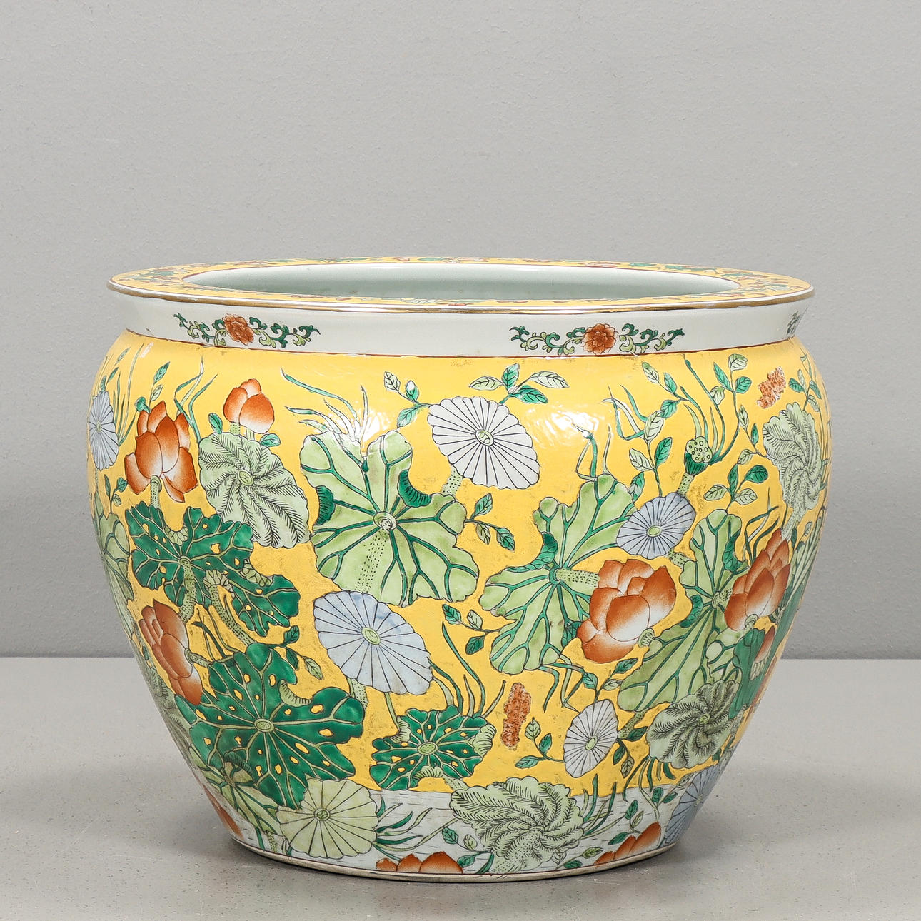 A Chinese fish pond, 20th century.