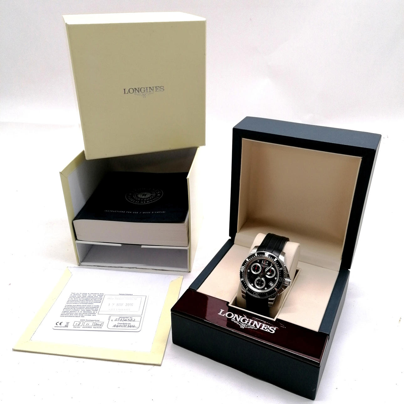LONGINES HYDRO CONQUEST QUARTZ WRISTWATCH Ref L3.743.4.