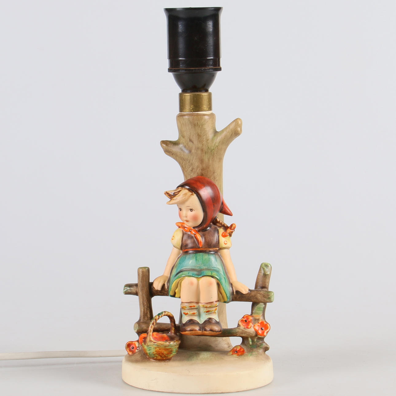 BORDSLAMPA, keramik, Goebel, Tyskland, 1900-tal.