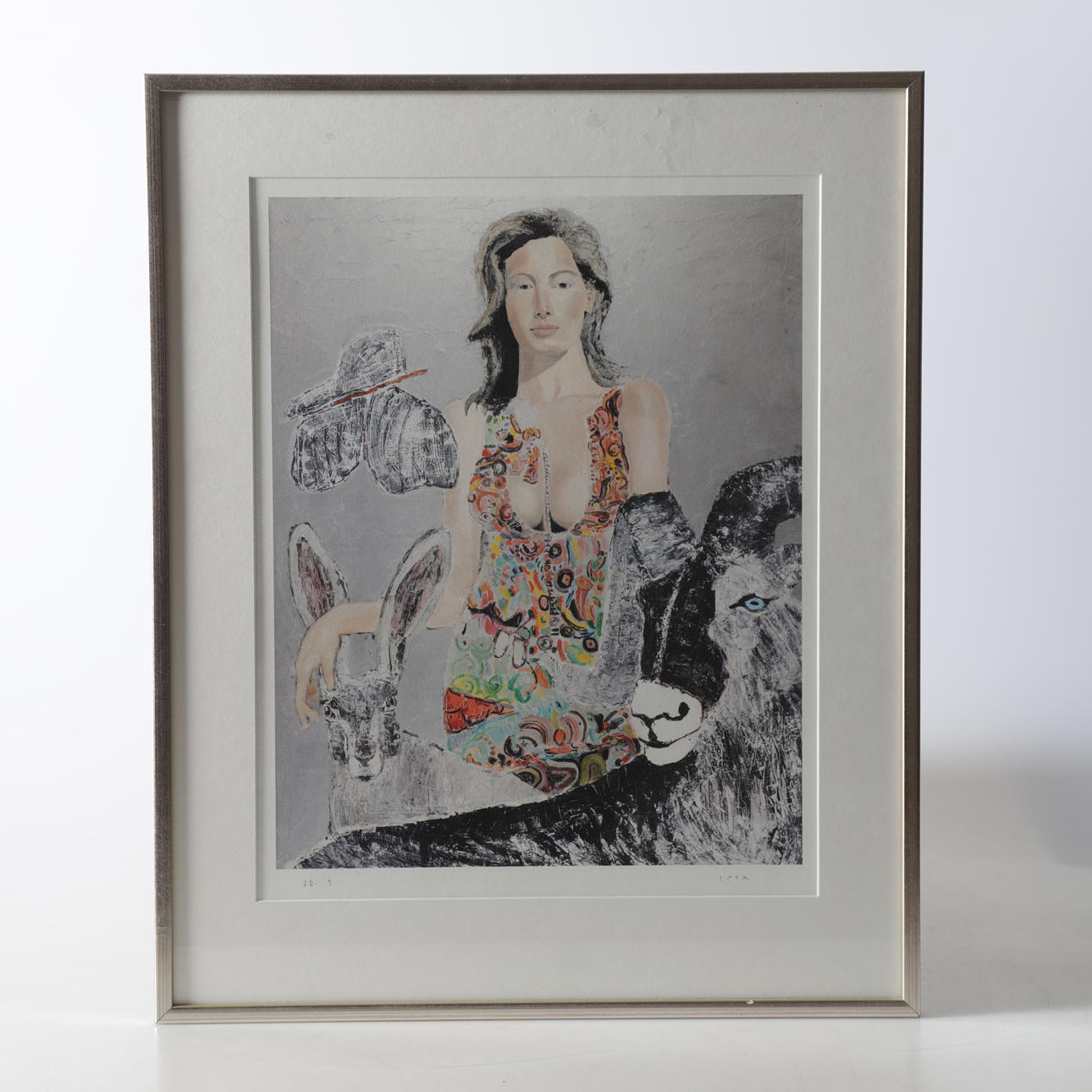 CAMILLA PYK. Figure composition, lithograph, signed and numbered 30-5.