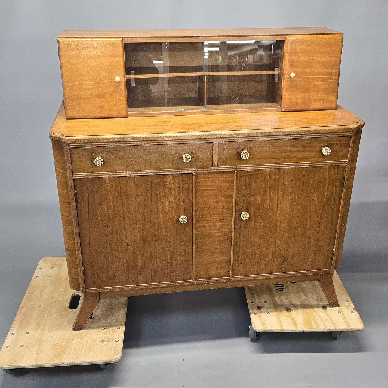 1960'S JONES & HIGGINS SIDEBOARD.