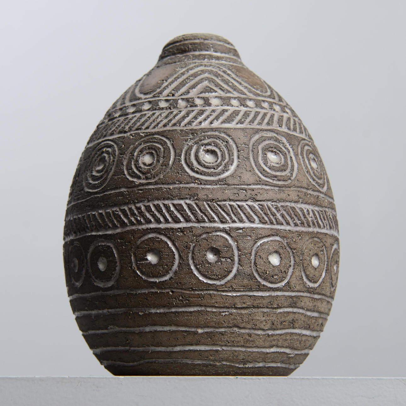 ELSI BOURELIUS. Vase, stoneware, signed.