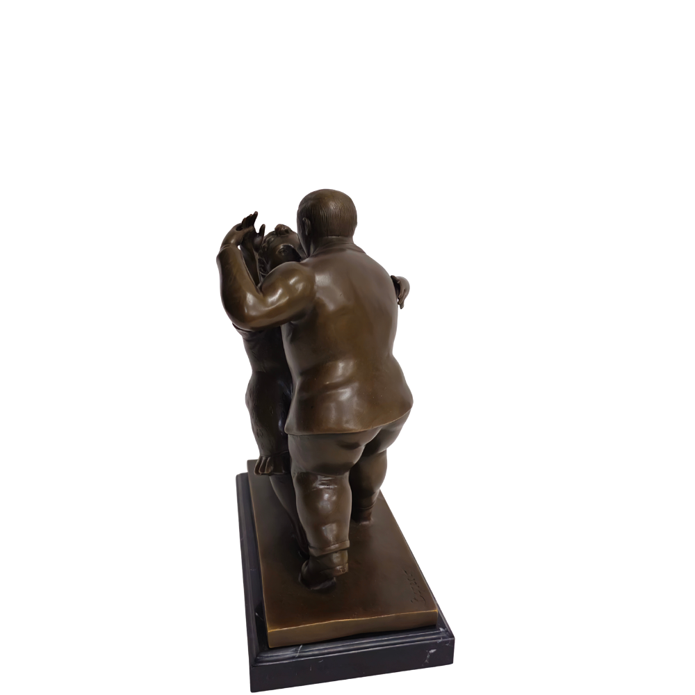 FERNANDO BOTERO. EFTER. BRONSSKULPTUR. TANGO. Konst - Skulptur - Auctionet
