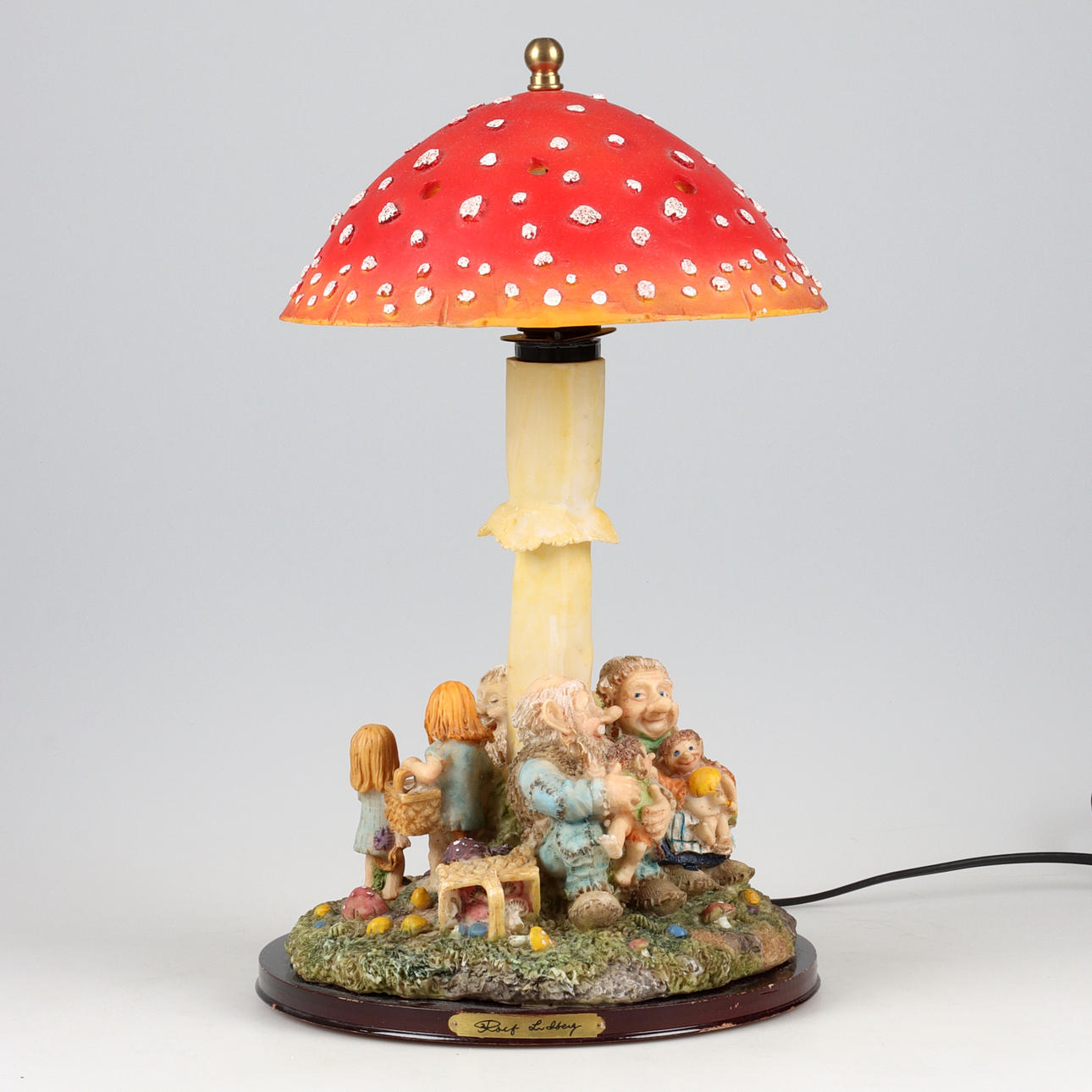 A table lamp, art mass, Rolf Lidberg, RBA.