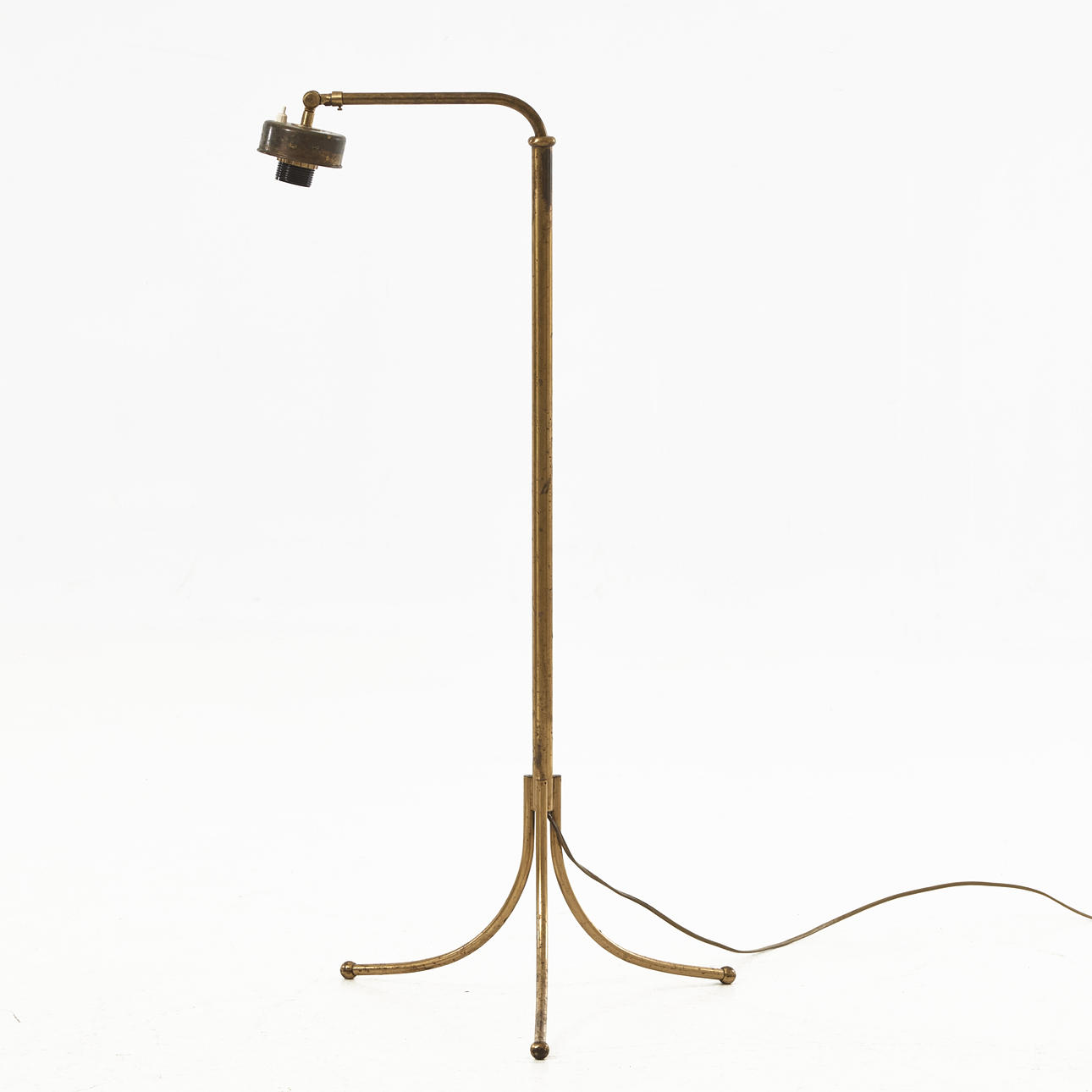 JOSEF FRANK. Floor lamp, model 1842, brass.