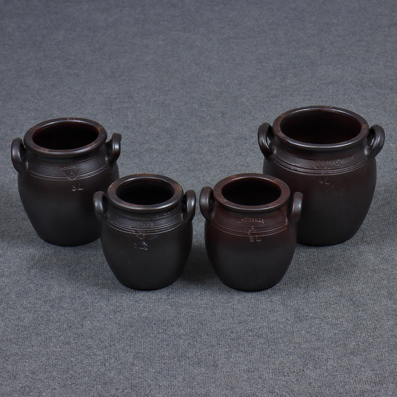 4 HÖGANÄSKRUS, 2 LITER, 3 LITER SAMT 4 LITER.