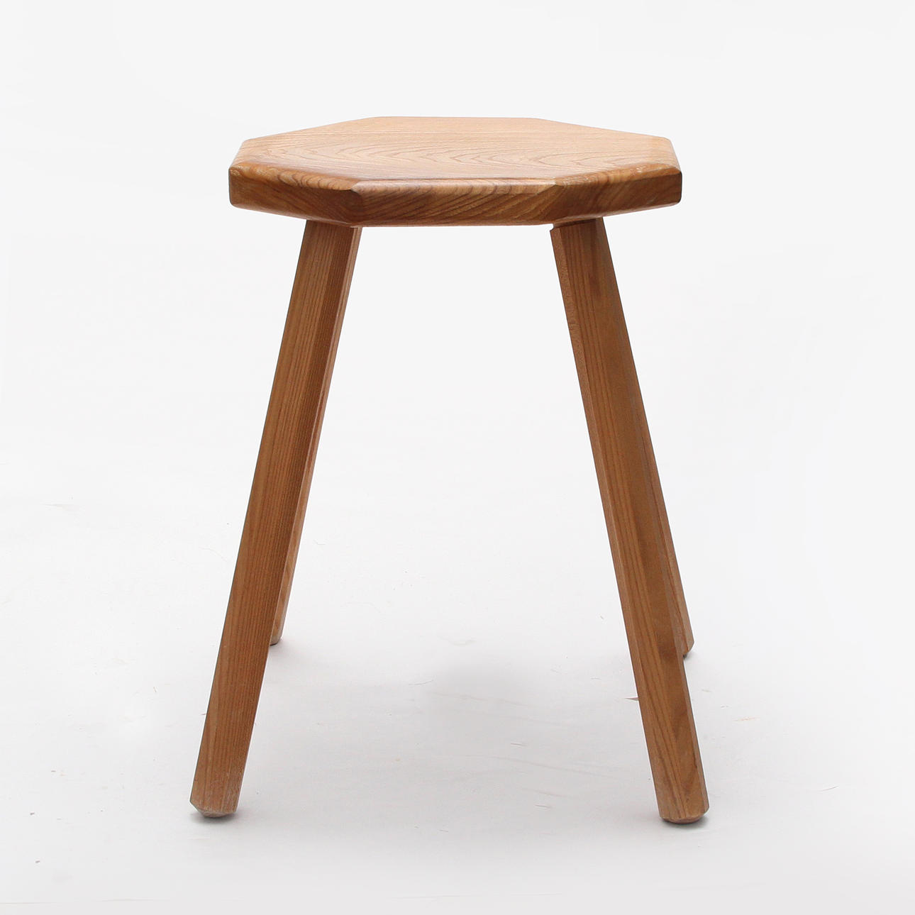 A wooden stool, 20th century.