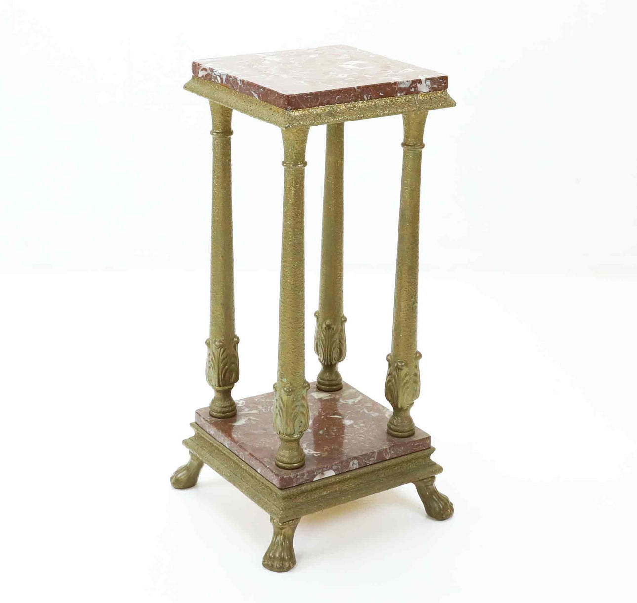 A marble pedestal, 20th century.
