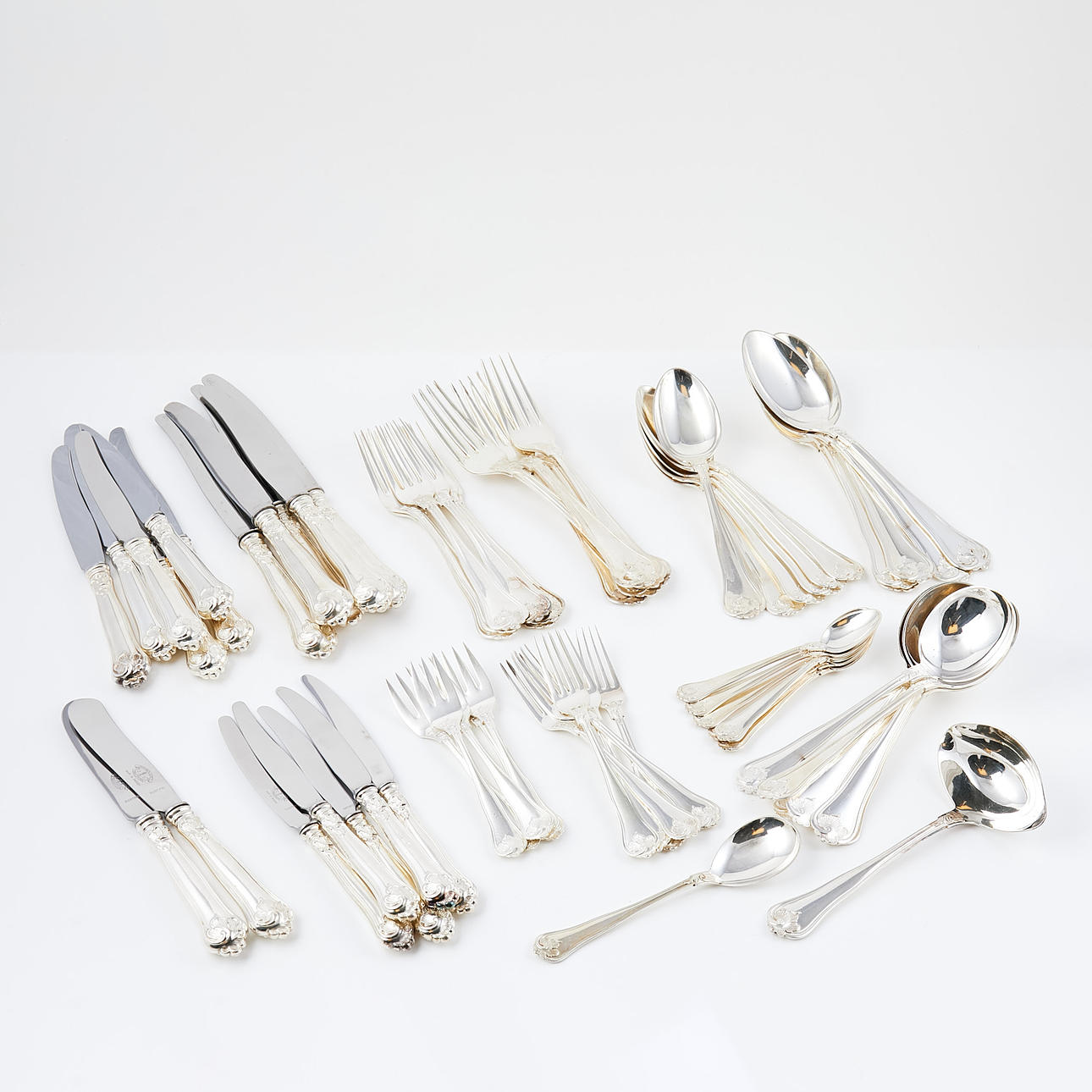 BESTICKDELAR, 59 dlr, silver, Cohr, Danmark.