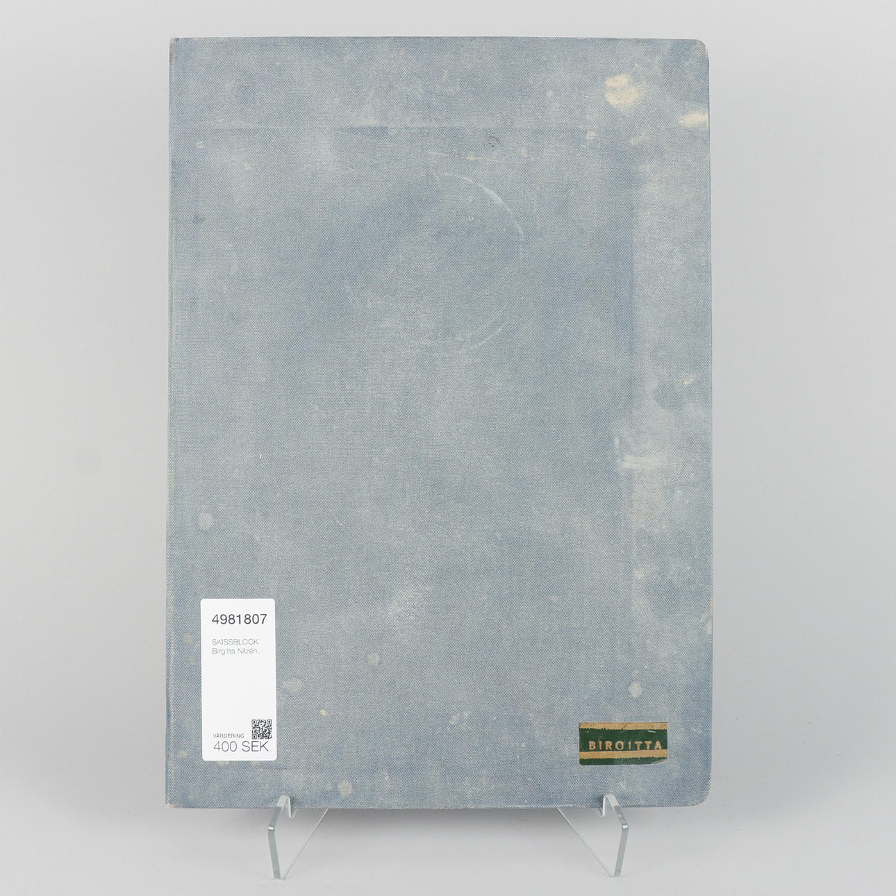 SKETCHBLOCK Birgitta Nilzén.