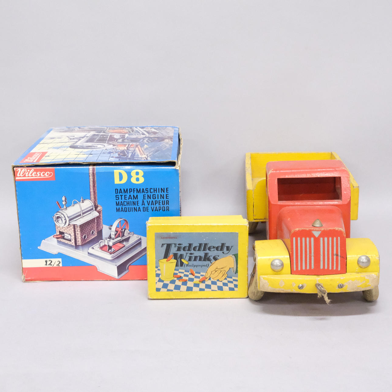 STEAM ENGINE, TRUCK, GAME.