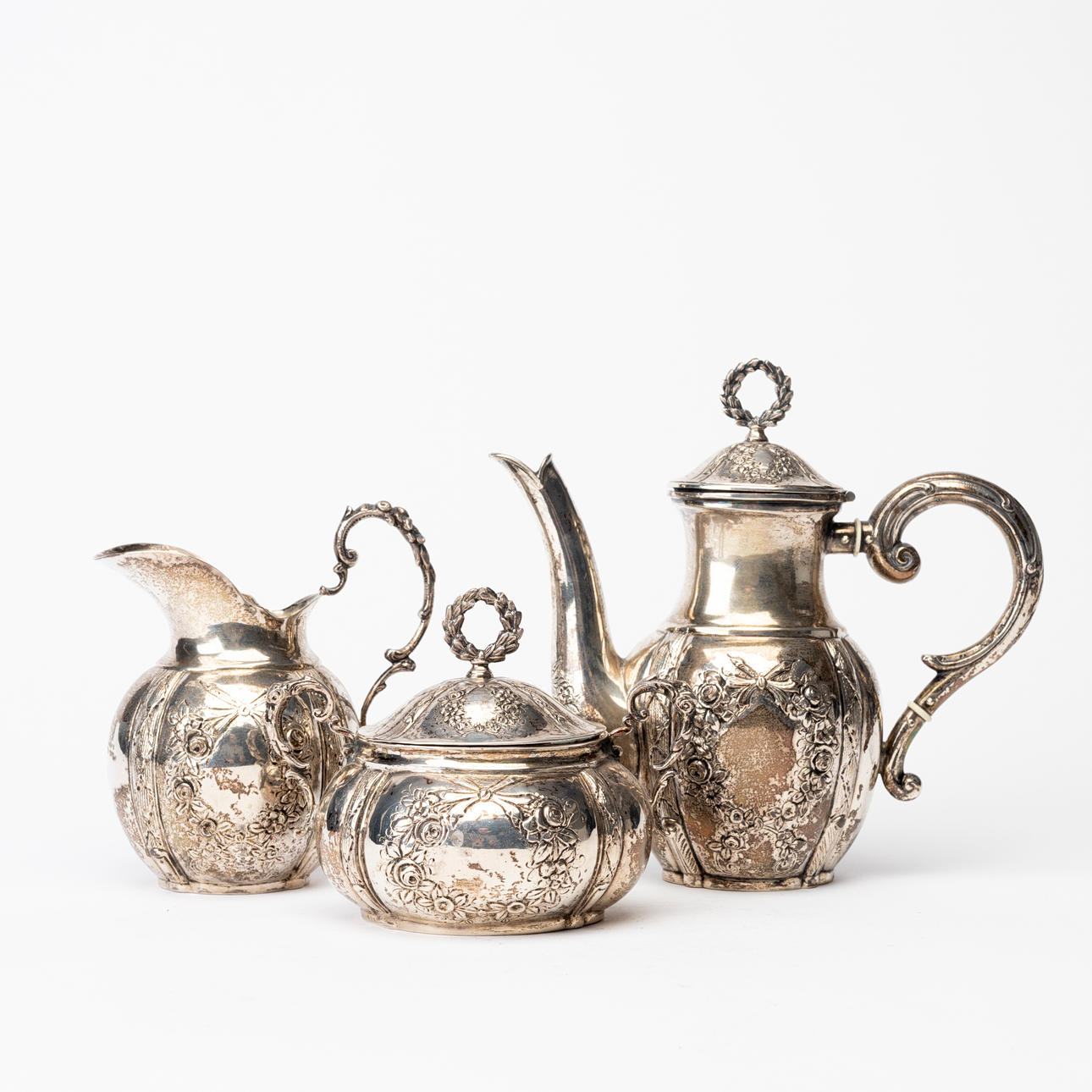 SERVISDELAR, 3 st, silver, Tyskland.