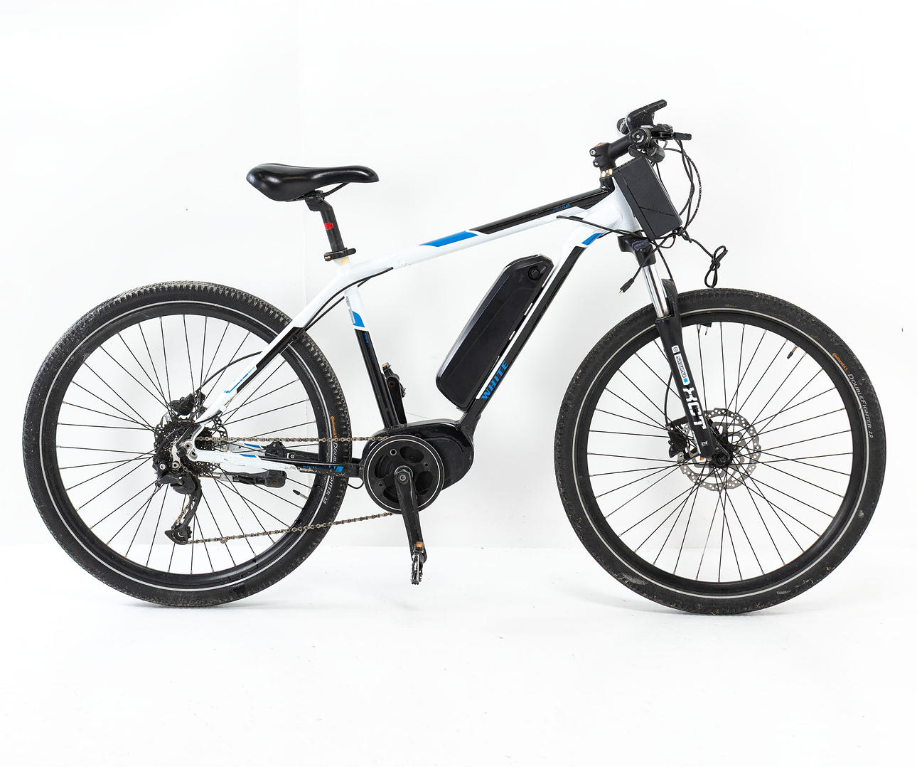 E-BIKE 27.5", MTB, White 9-speed.