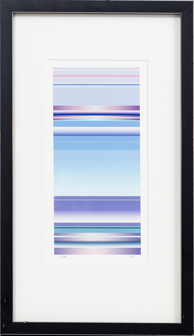 OVE CARLSON. Composition, print, signed OC, numbered 52/90.