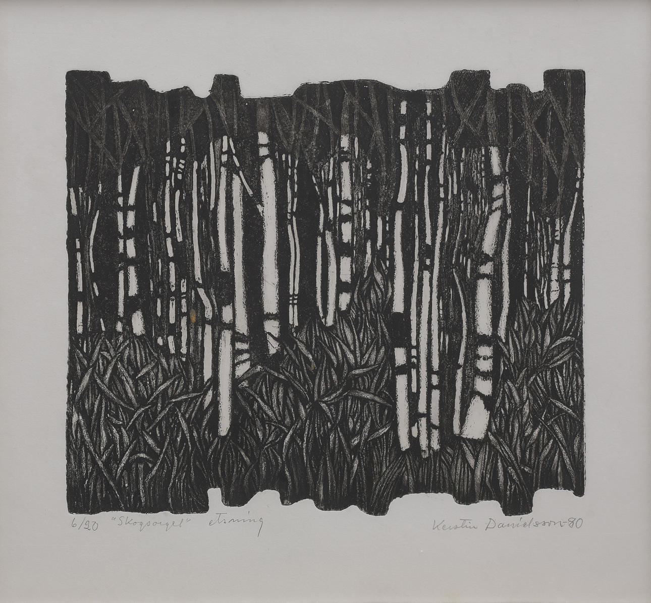 KERSTIN DANIELSSON. "SKOGSORGEL".