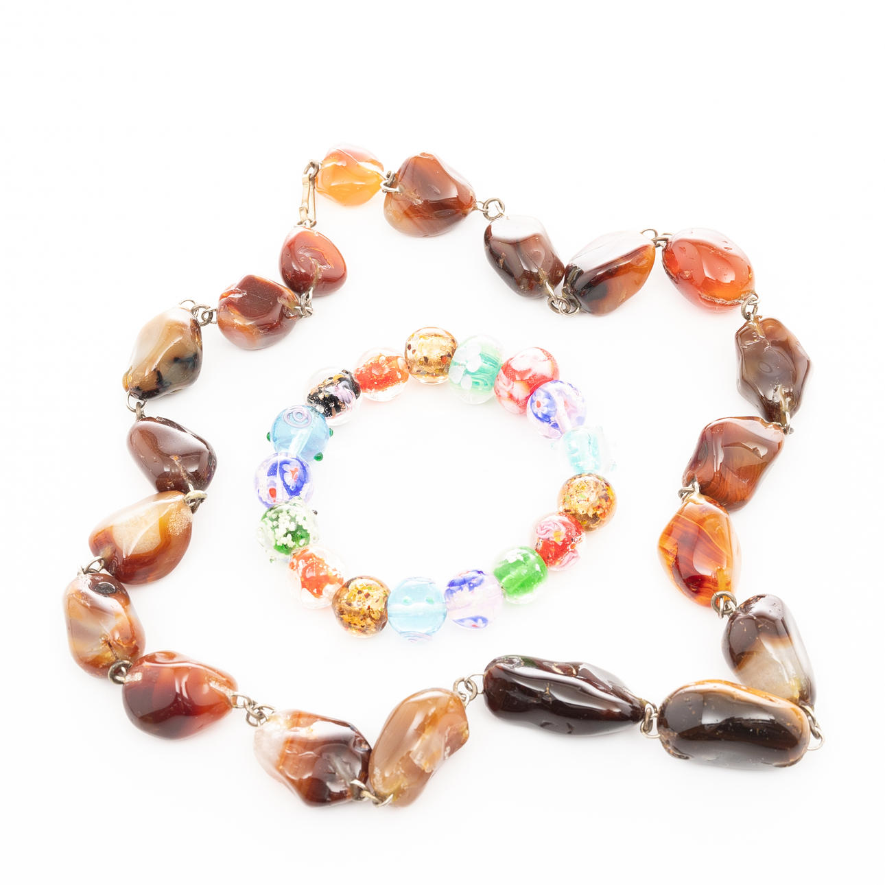 NECKLACE, Agate & Bracelet.