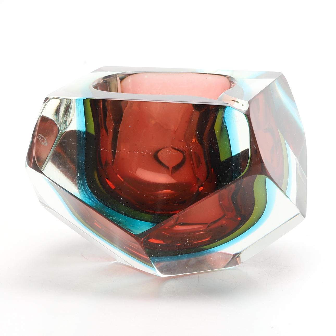 SKÅL/ASKFAT, glas, Murano, Italien.