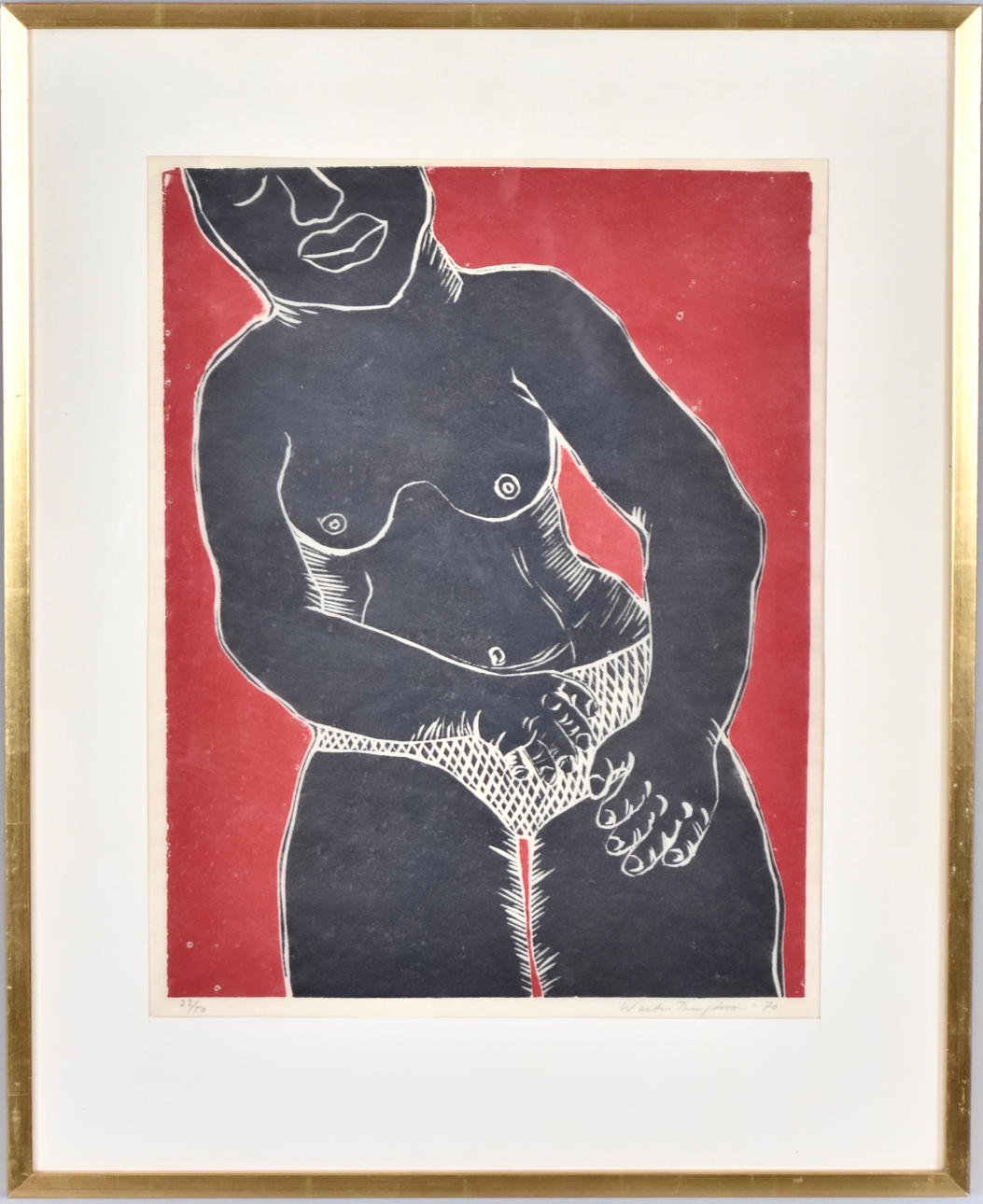 WALTER  BENGTSSON. Color lithography.