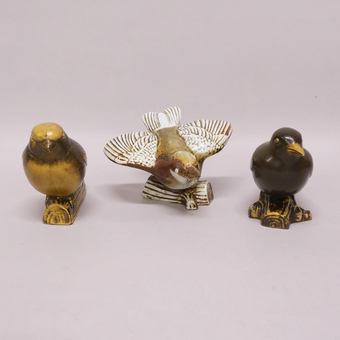 SVEN WEJSFELT. GUSTAVSBERG, THREE BIRDS.