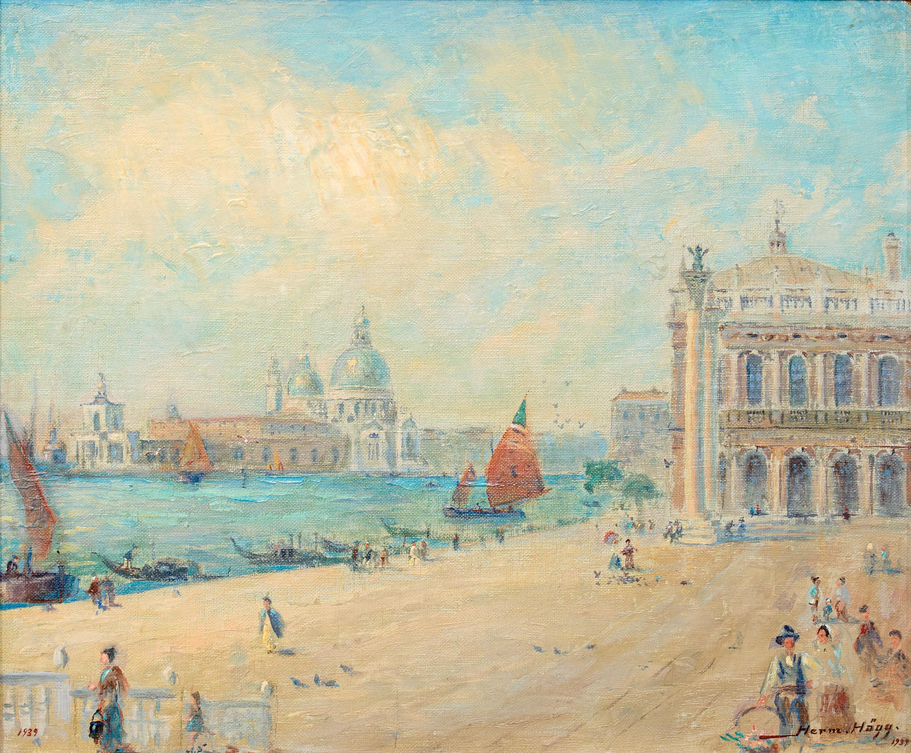HERMAN HÄGG. Motif from Venice.