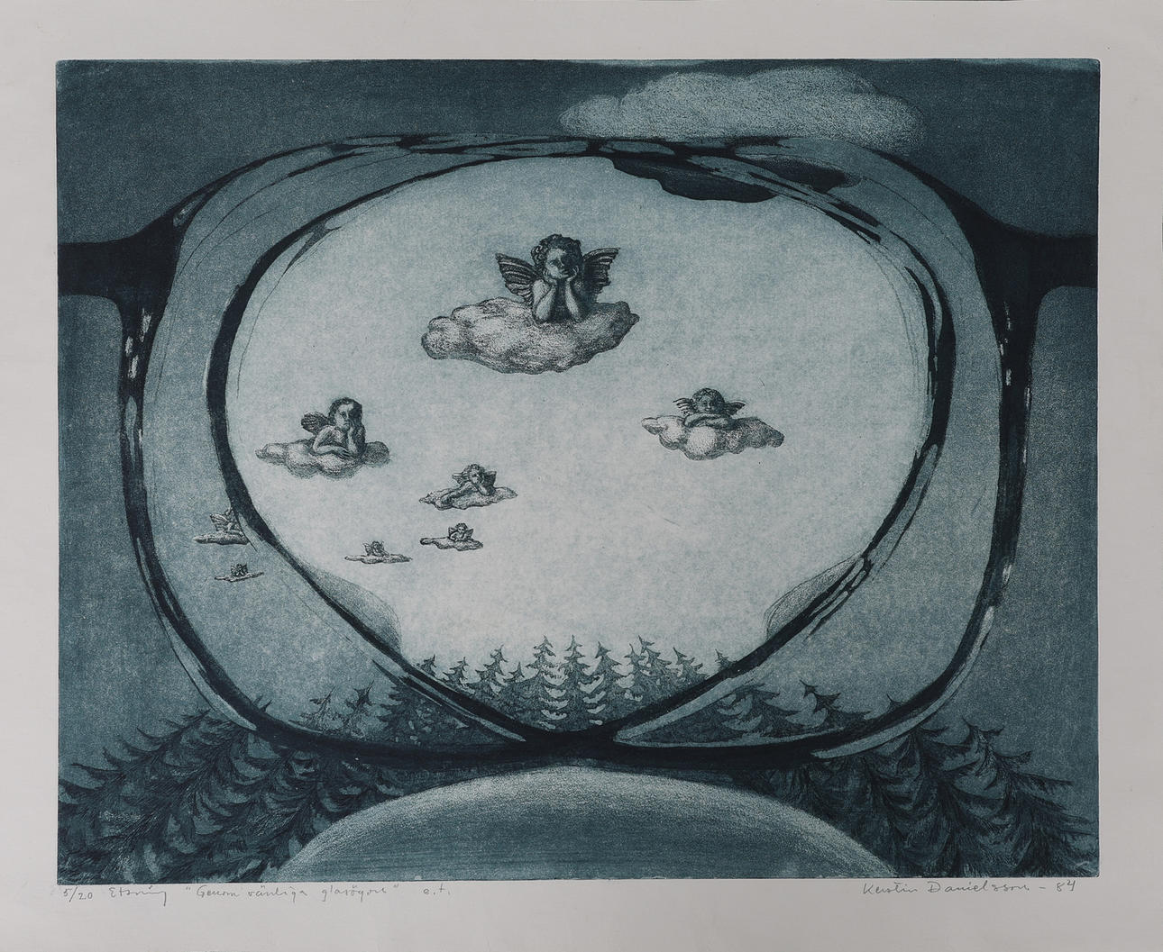 KERSTIN DANIELSSON. "GENOM VÄNLIGA GLASÖGON".