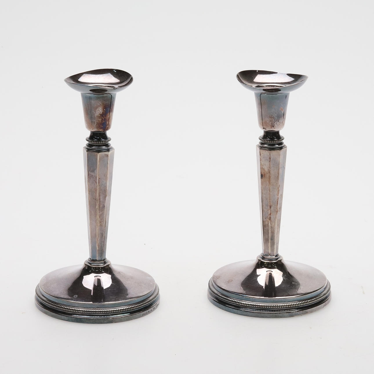 SILVER CANDLESTICKS. LÖFMAN.
