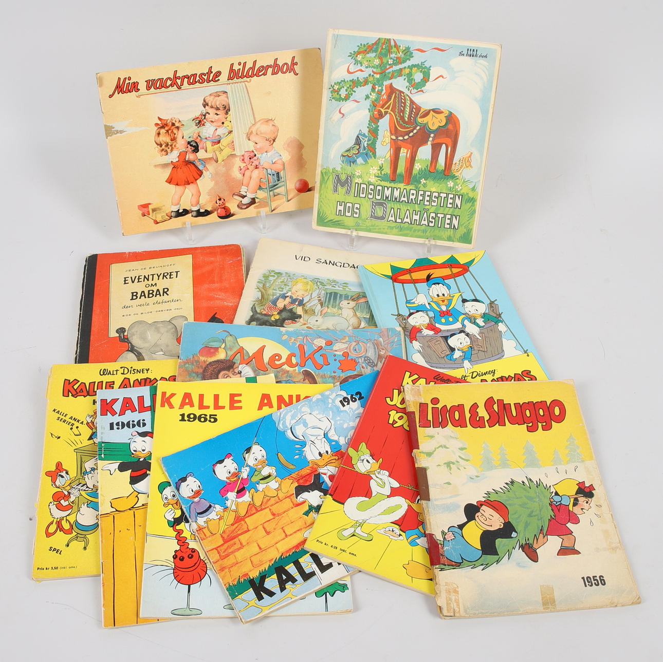 BARNBÖCKER, Kalle Anka, 50/60-tal.