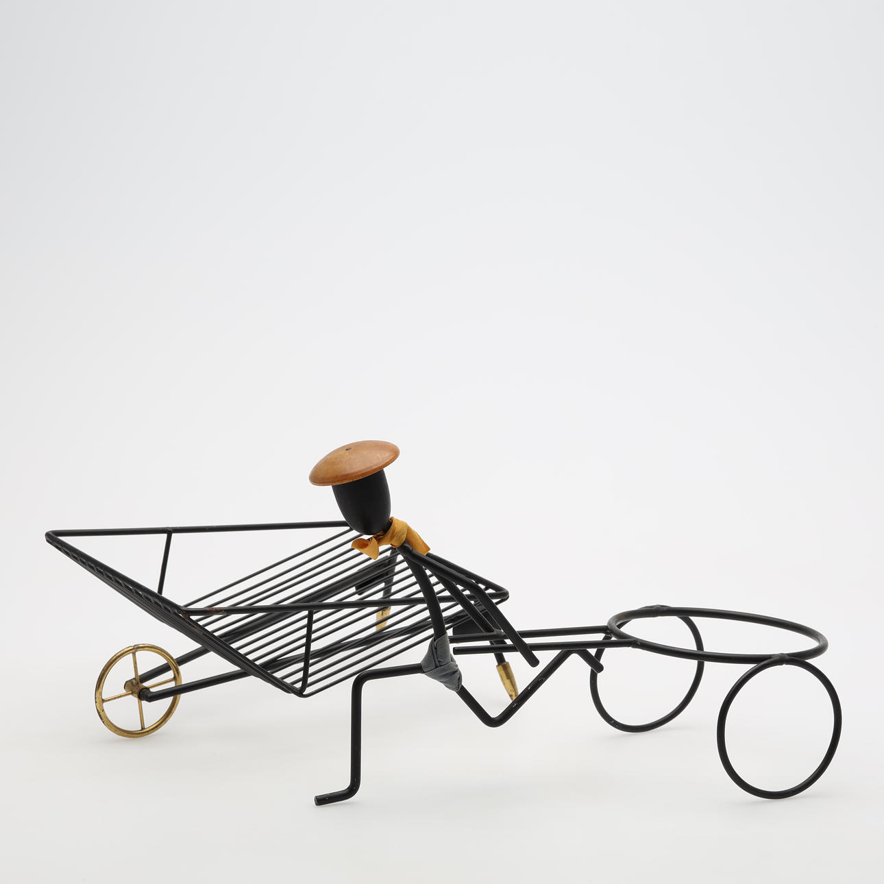 FORGED OBJECTS, 2 pcs, of which one Bror Bonfils.