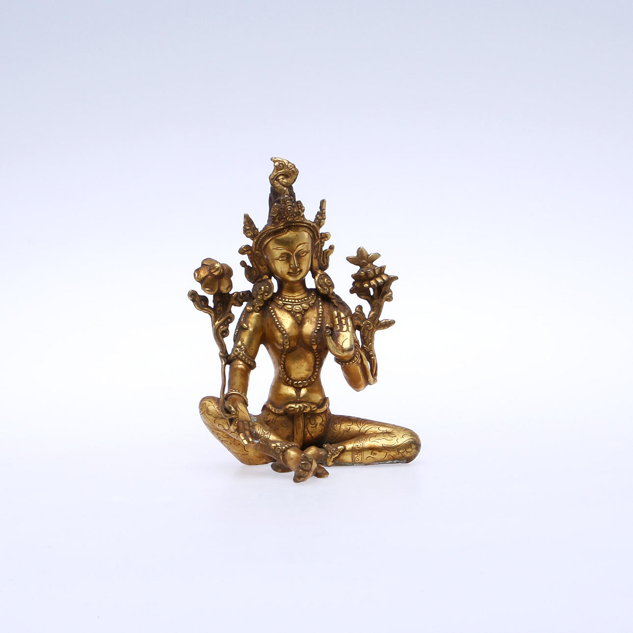 FIGUR, brons, Nepal, 1800/1900-tal.
