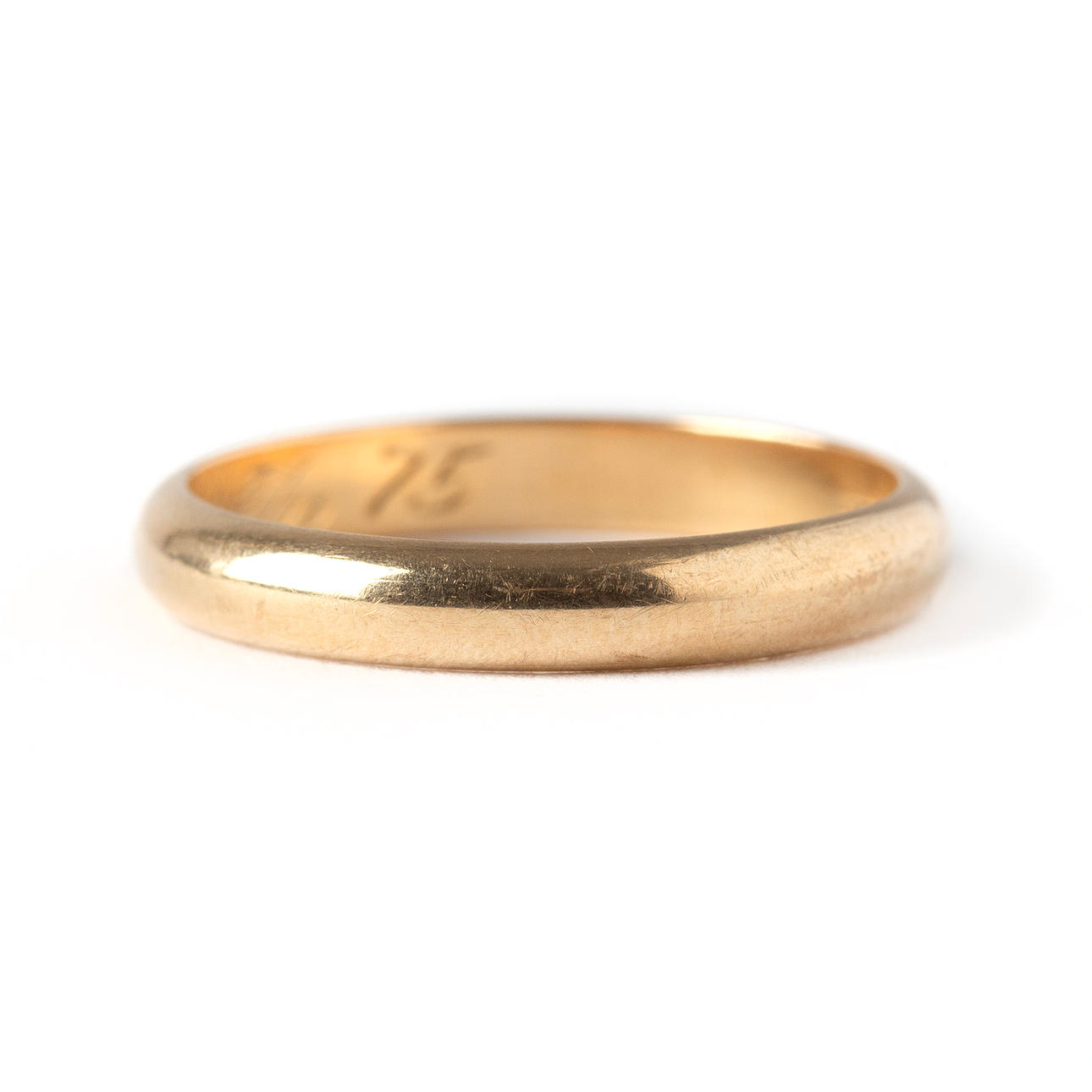 A 18k gold ring, Gustav Dahlgren & Co, Malmö, 1980.