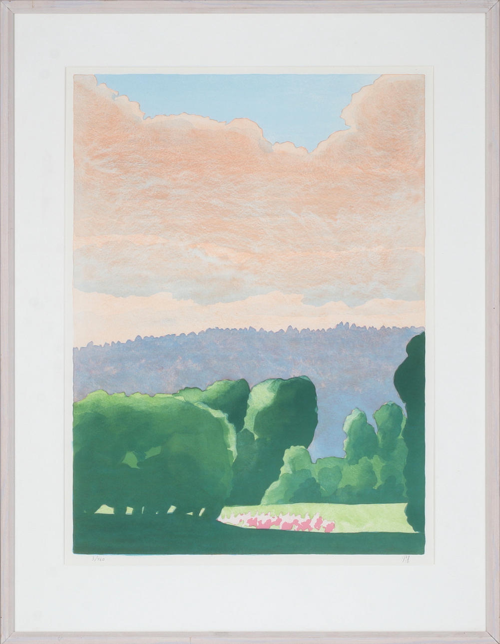 PÄR ANDERSSON. Sommarlandskap, litografi, signerad och numrerad 3/460.