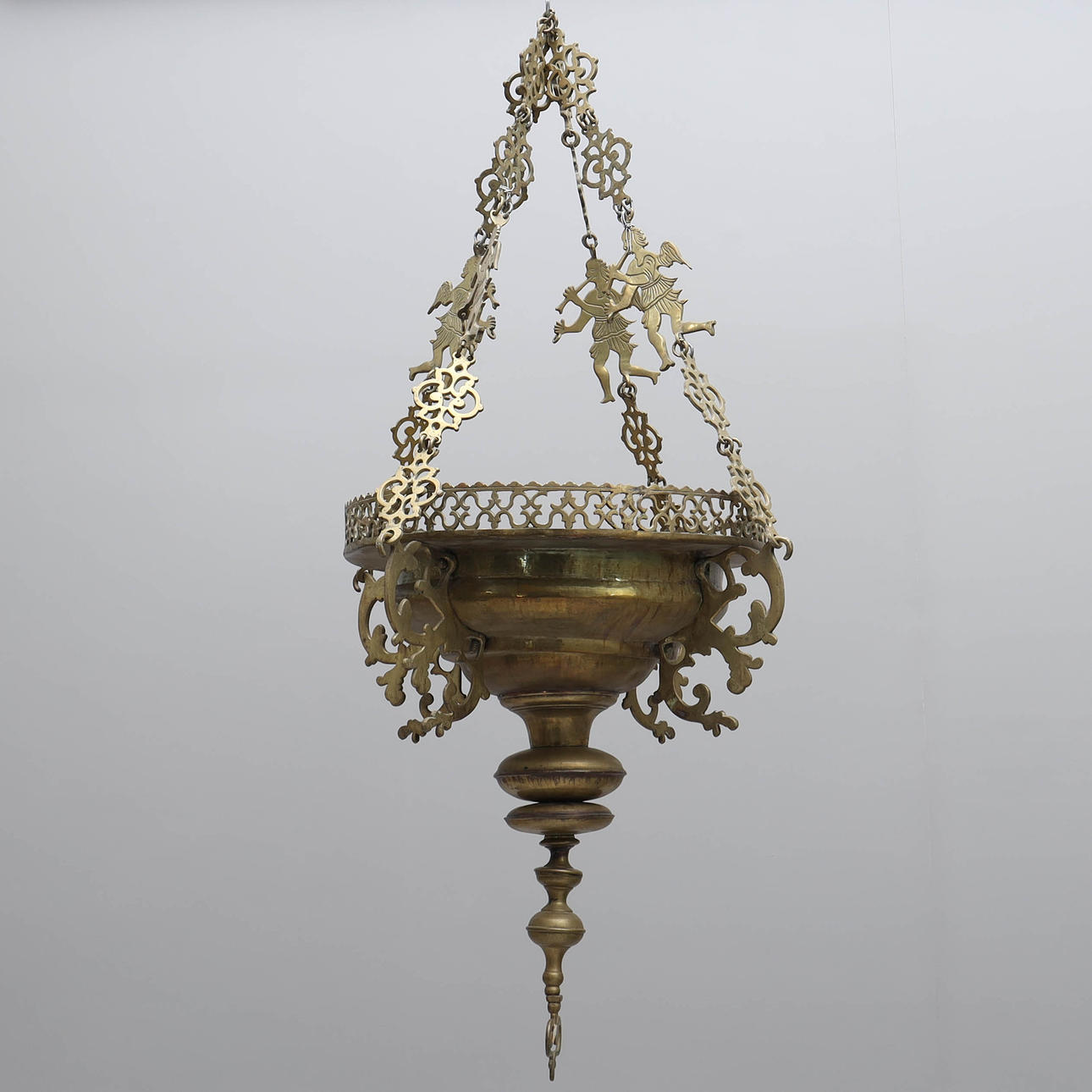 AMPEL/LYKTA, mässing, 1800/1900-tal.