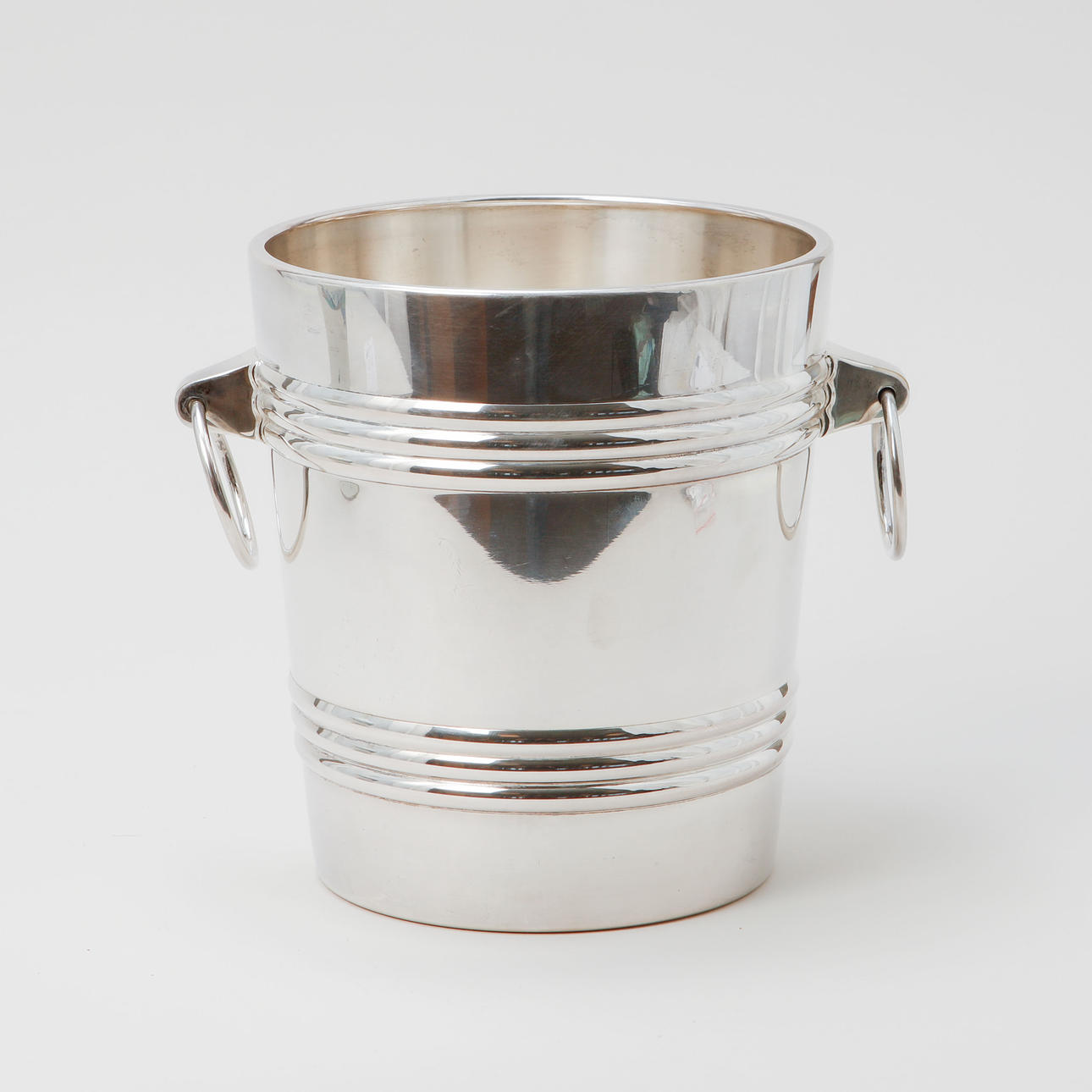 CHAMPAGNE COOLER, white metal, WMF.