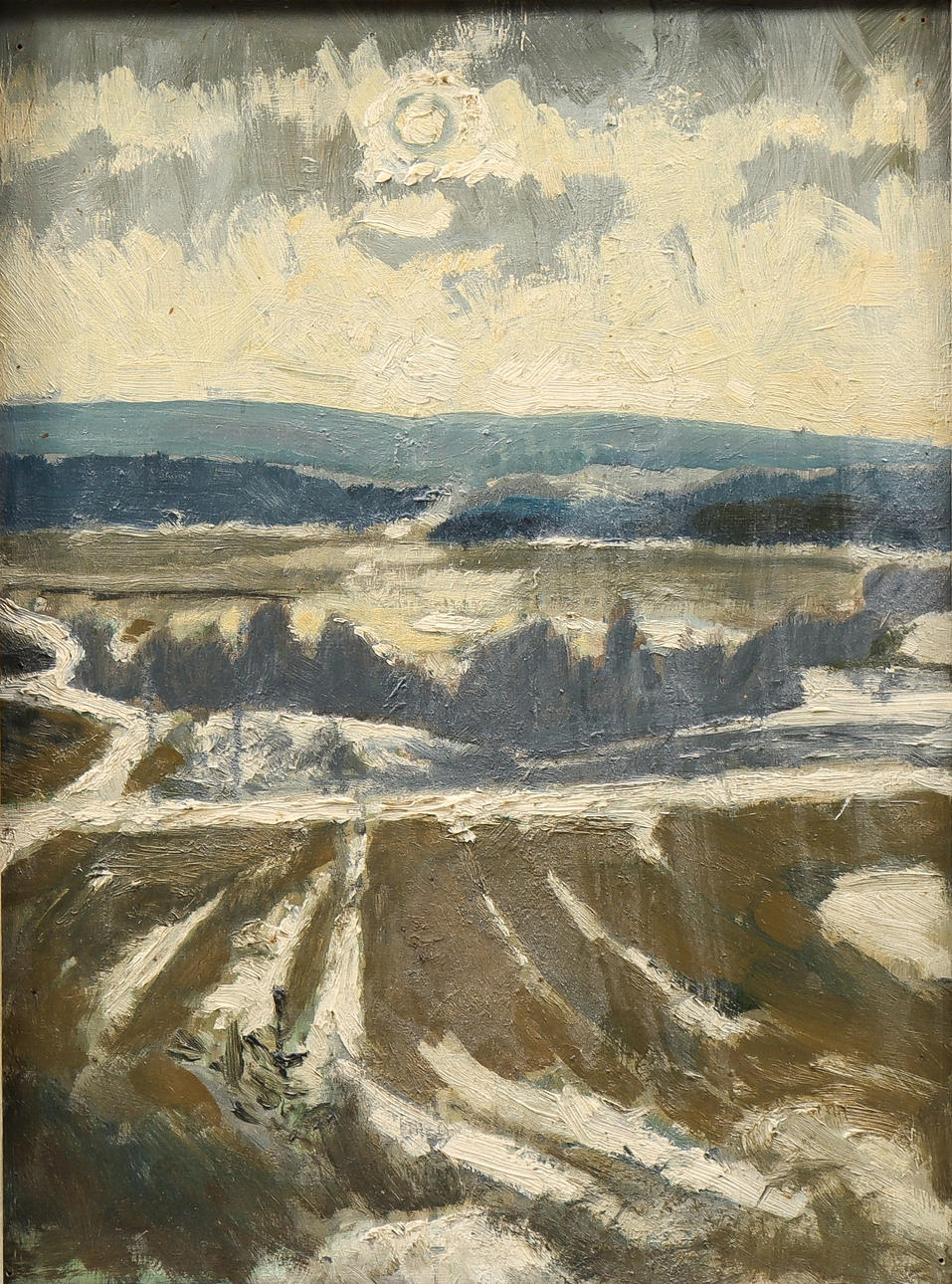 OKÄND KONSTNÄR. Oil on panel, unsigned.