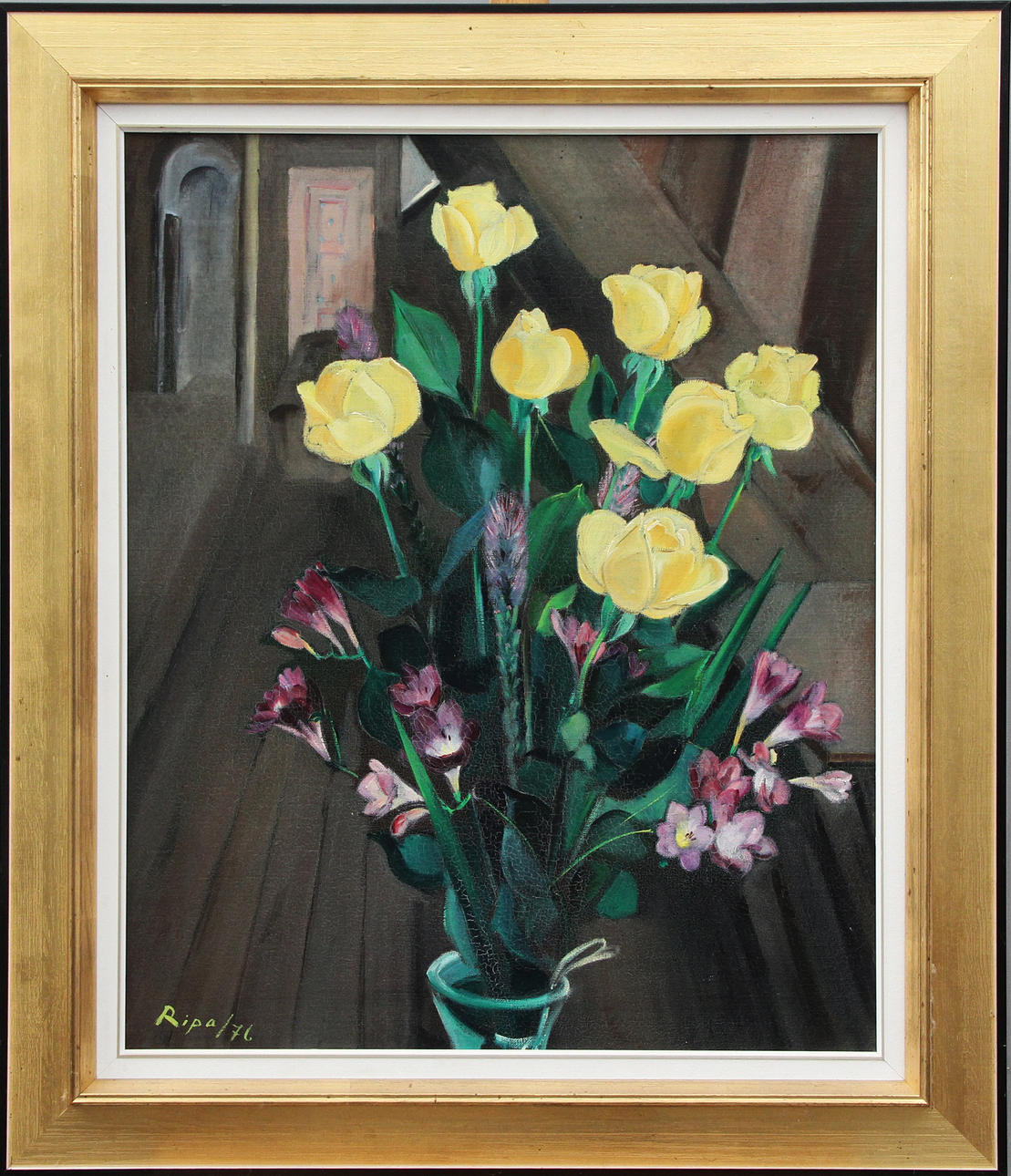 HANS RIPA. OIL, on canvas, signed.