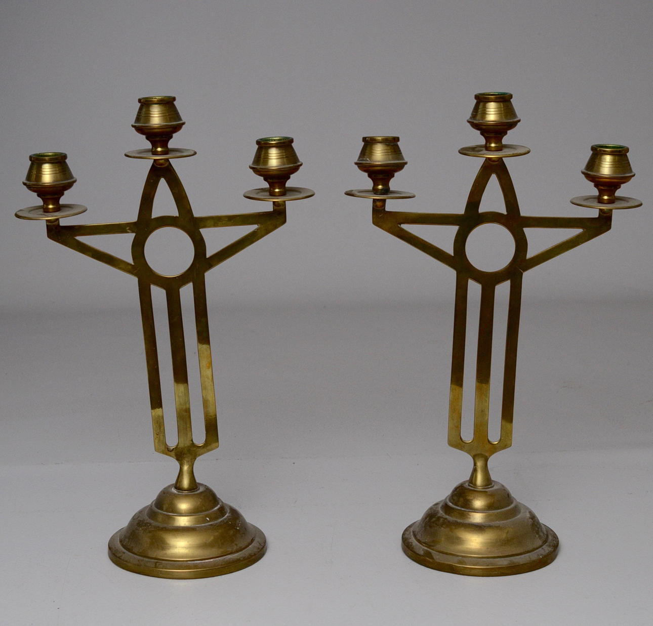 KANDELABRAR, ett par jugend.