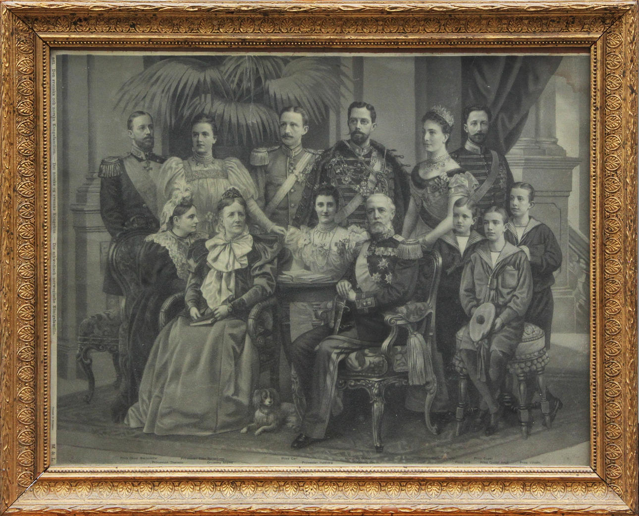 TRYCK, Kungafamiljen, sekelskiftet 1900.