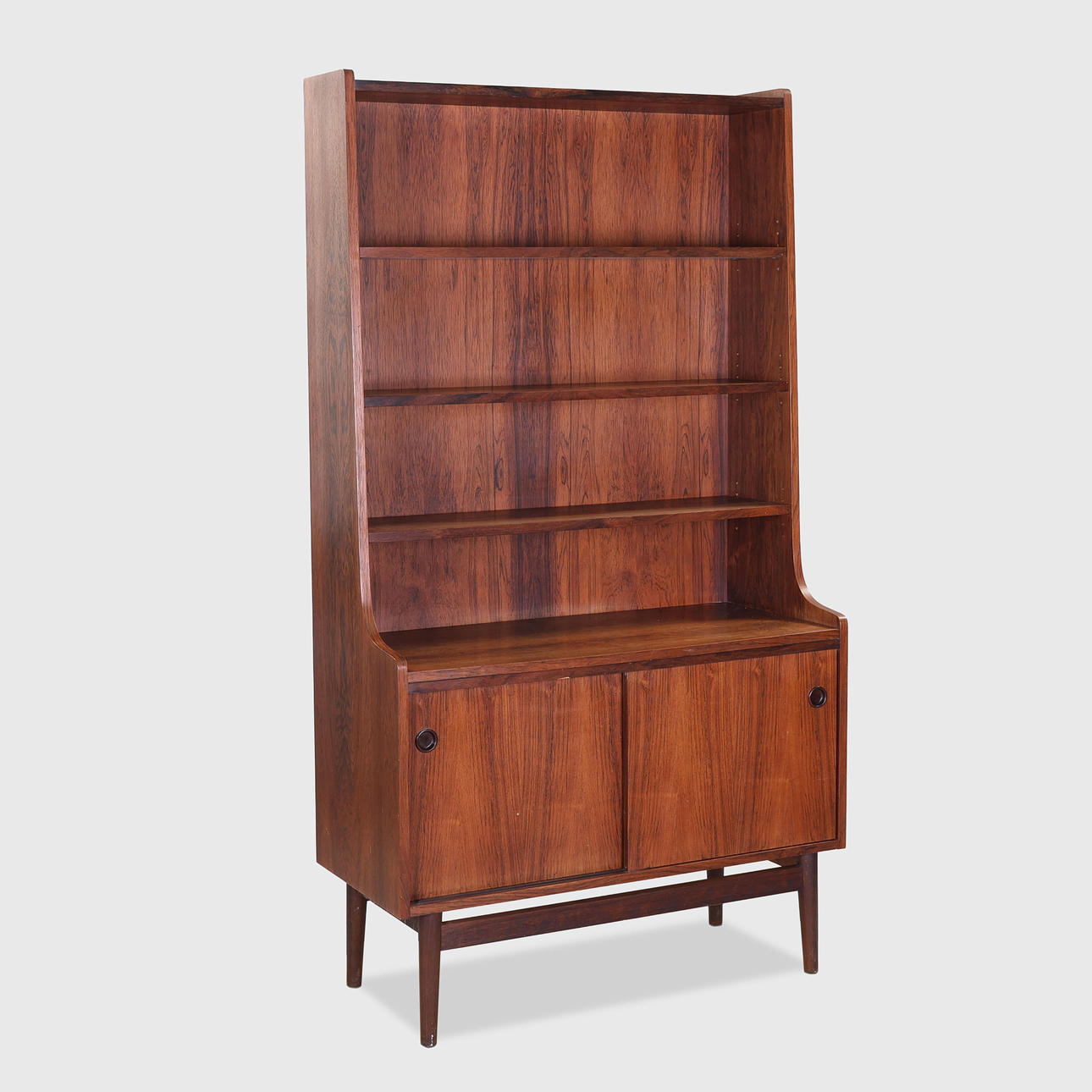 JOHANNES SORTH. ”Bornholmer hylla” fanerad med palisander, Bornholms Møbelfabrik, Nexø 1966.