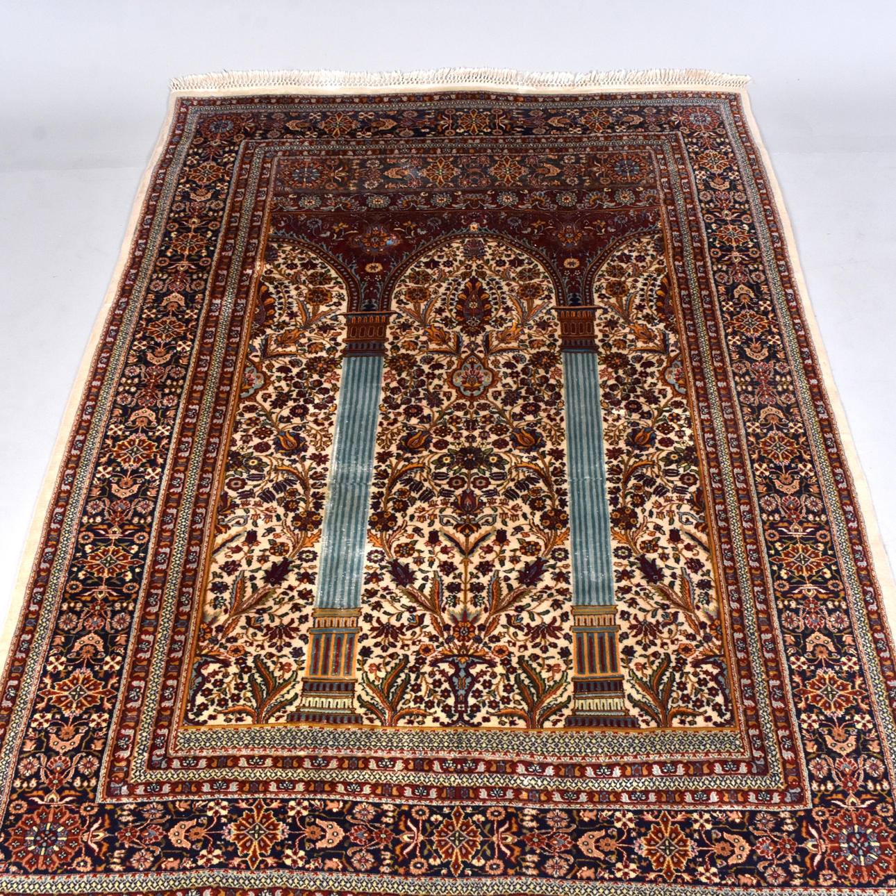 RUG, oriental hand knotted.