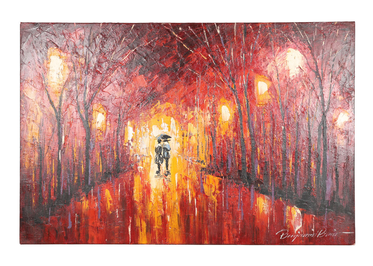 BENJAMIN BLAIR. ACRYLIC ON CANVAS.