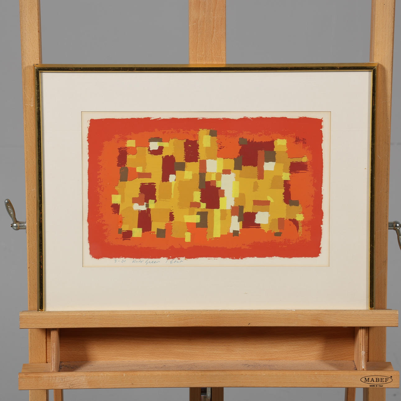 KULO GREEN. LITHOGRAPHY, signed and numbered 8/20.