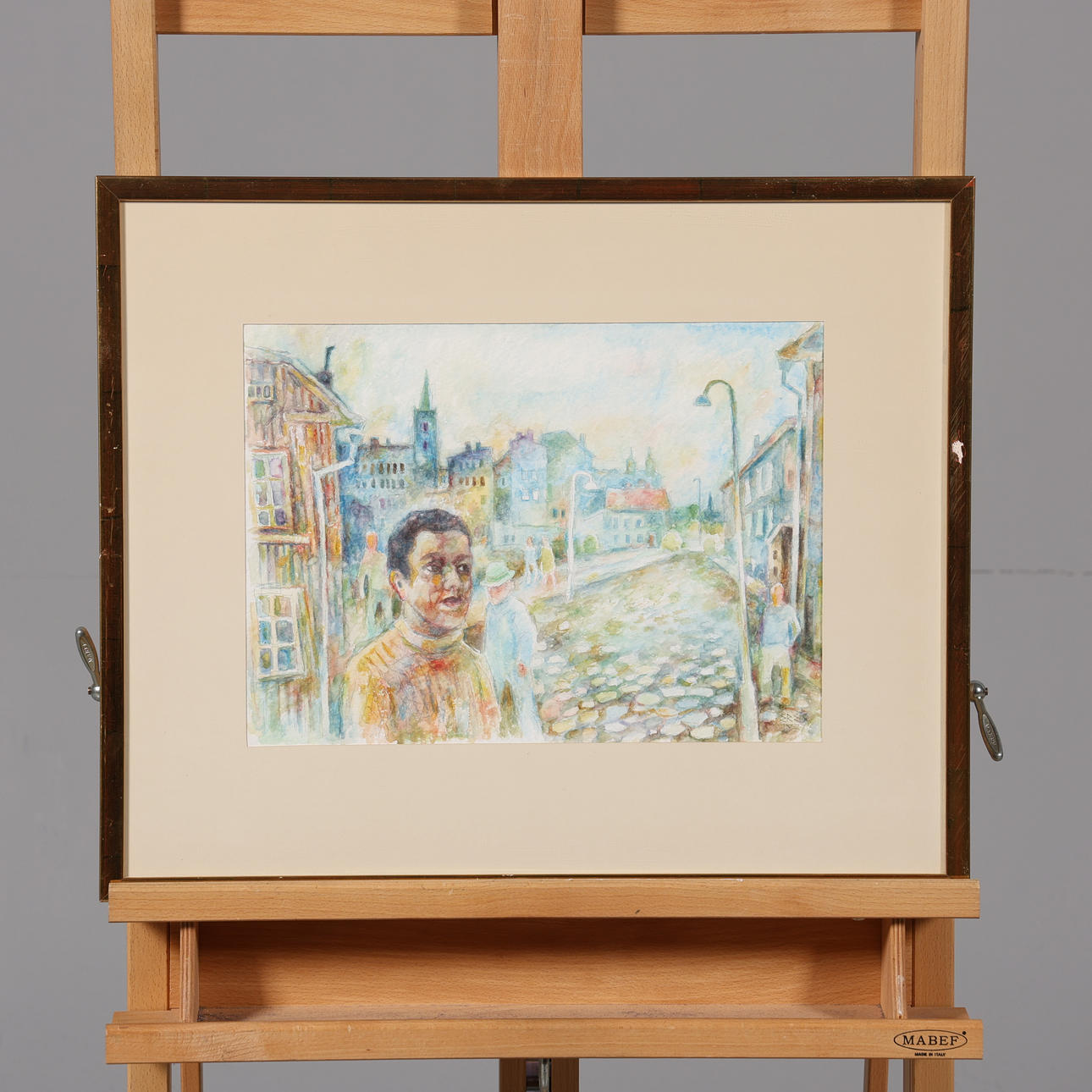 ARNOLD ERES. WATERCOLOUR, signed and dated 1977.