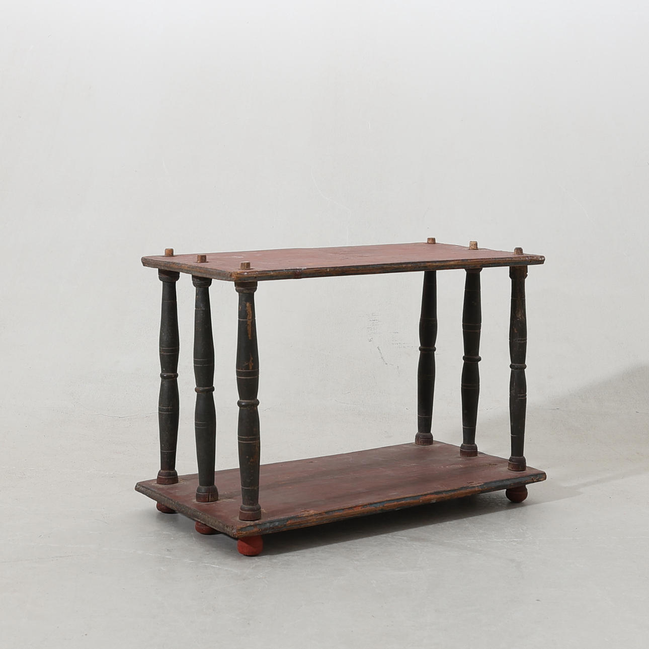 TAVLETT, bemålat trä, allmoge, 1800-tal.